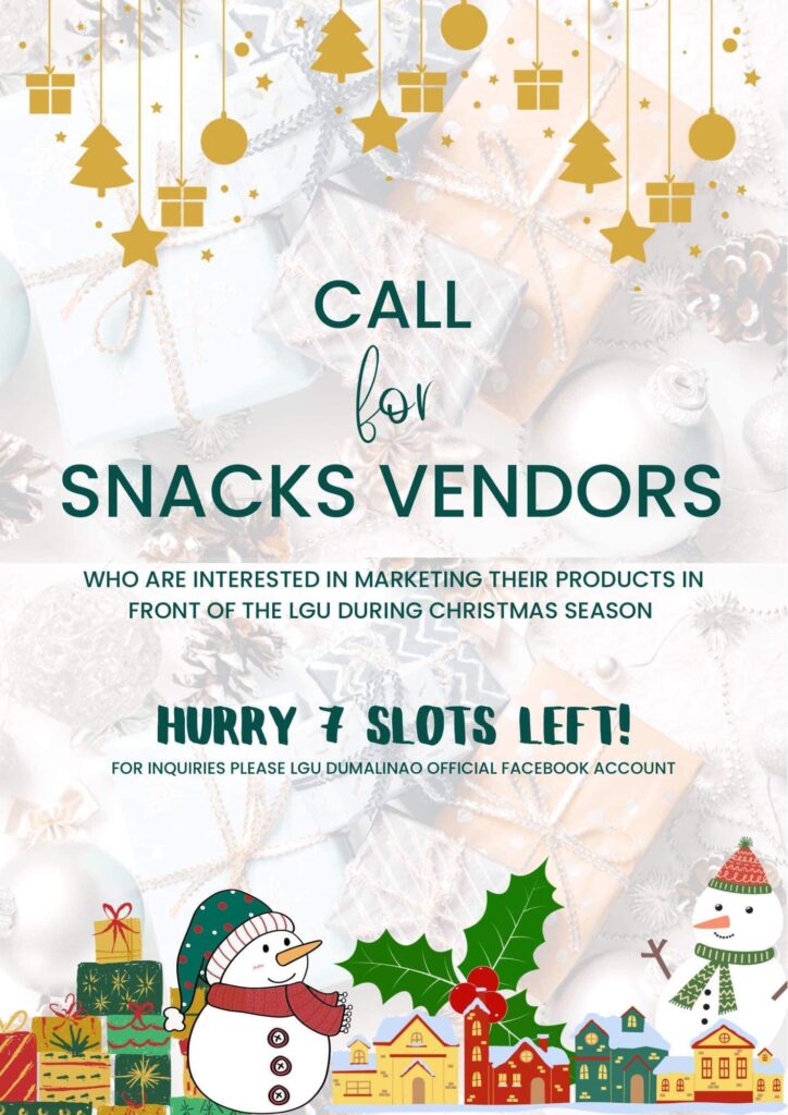 Call for interested To-go Snack and Beverage vendors!!