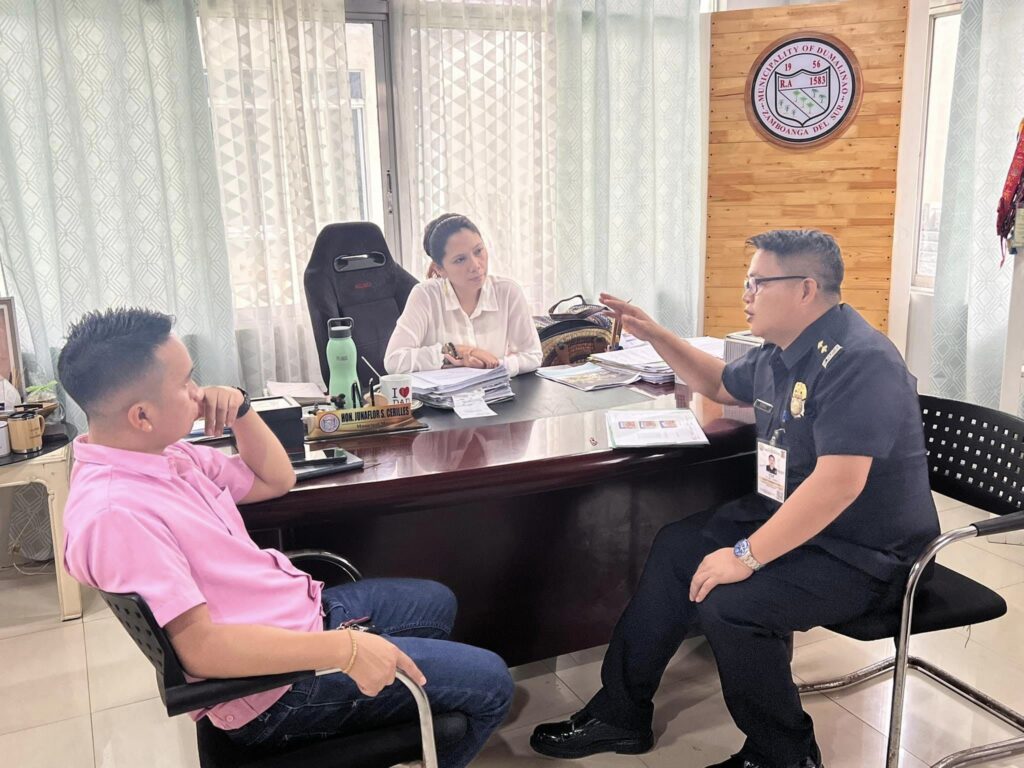 Representatives from BFP R9 visited LGU DUMALINAO