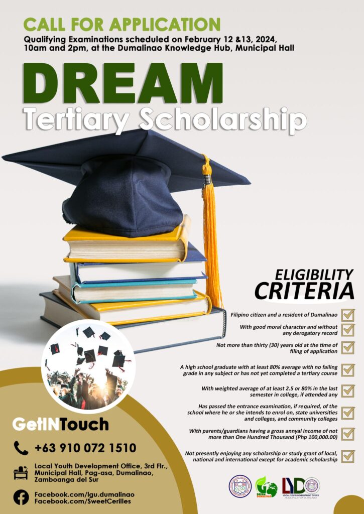 DREAM Tertiary Scholarship Program